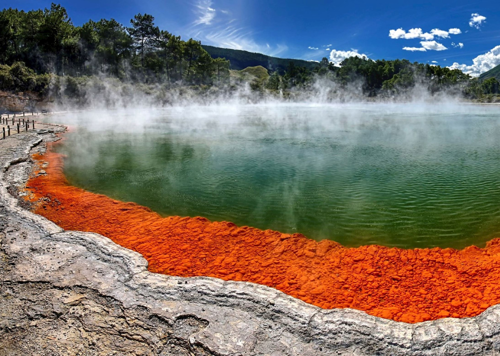 Rotorua vulkanisch landschap