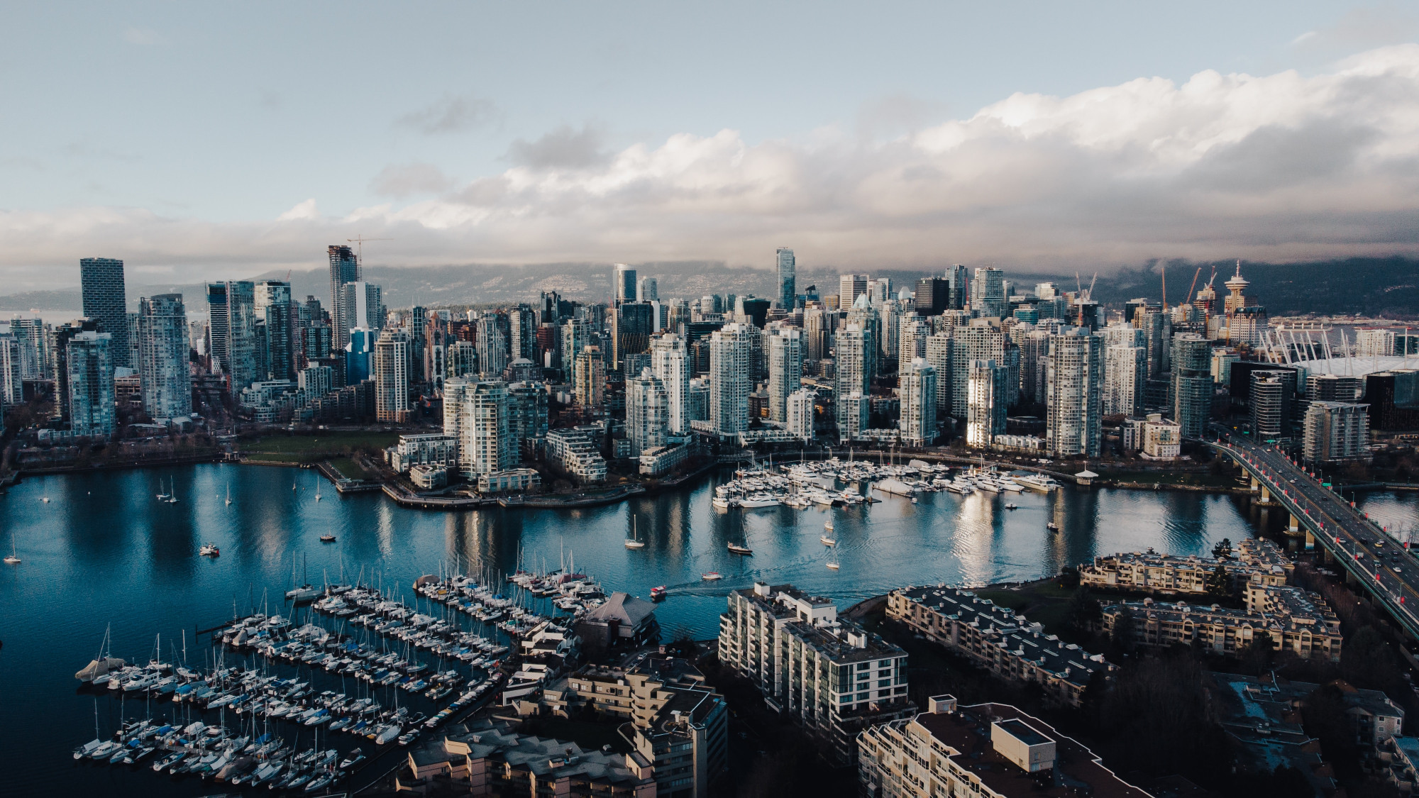 Vancouver vanuit de lucht