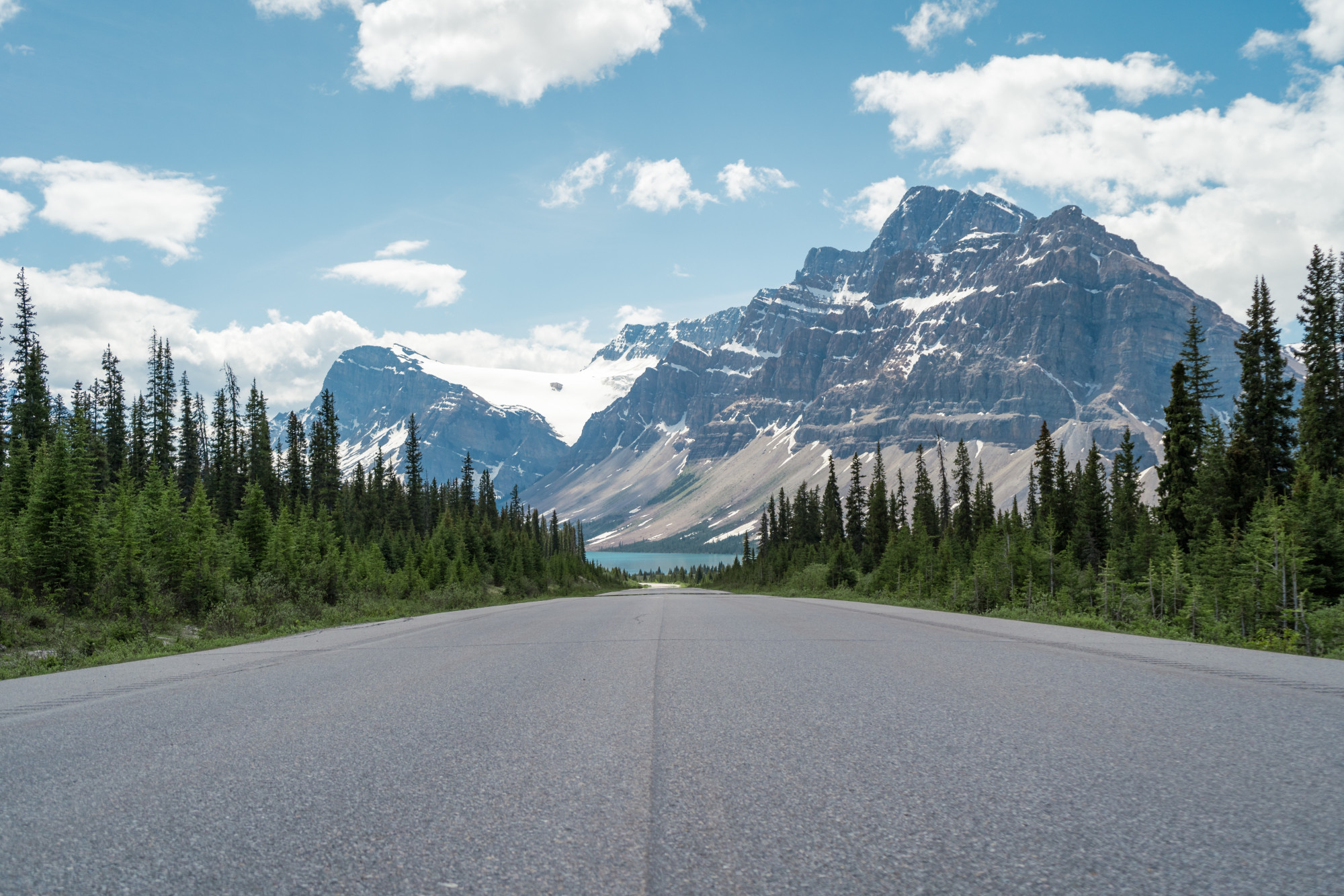 Icefields Parkway in Canada
