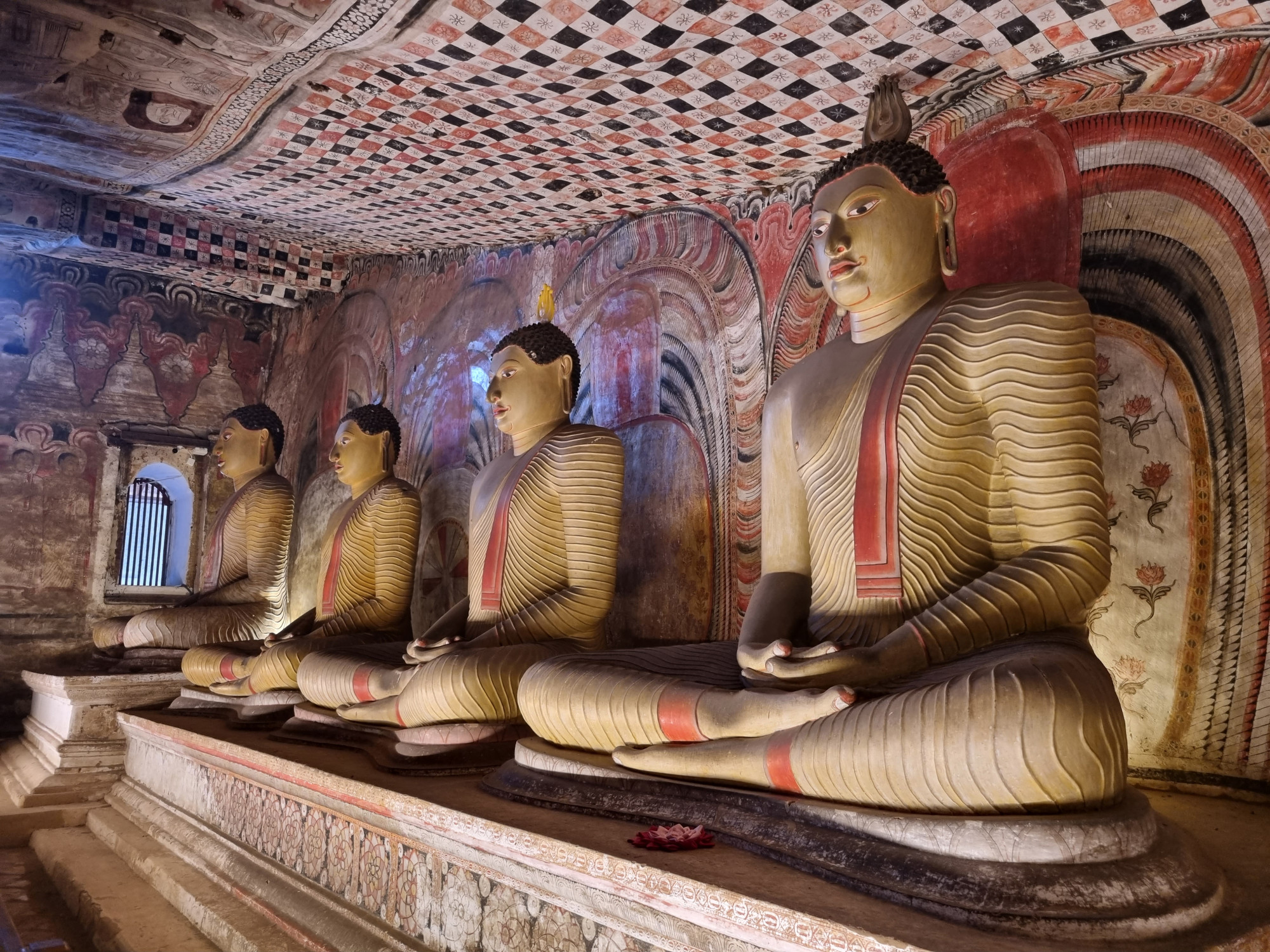 Boeddha's in tempel