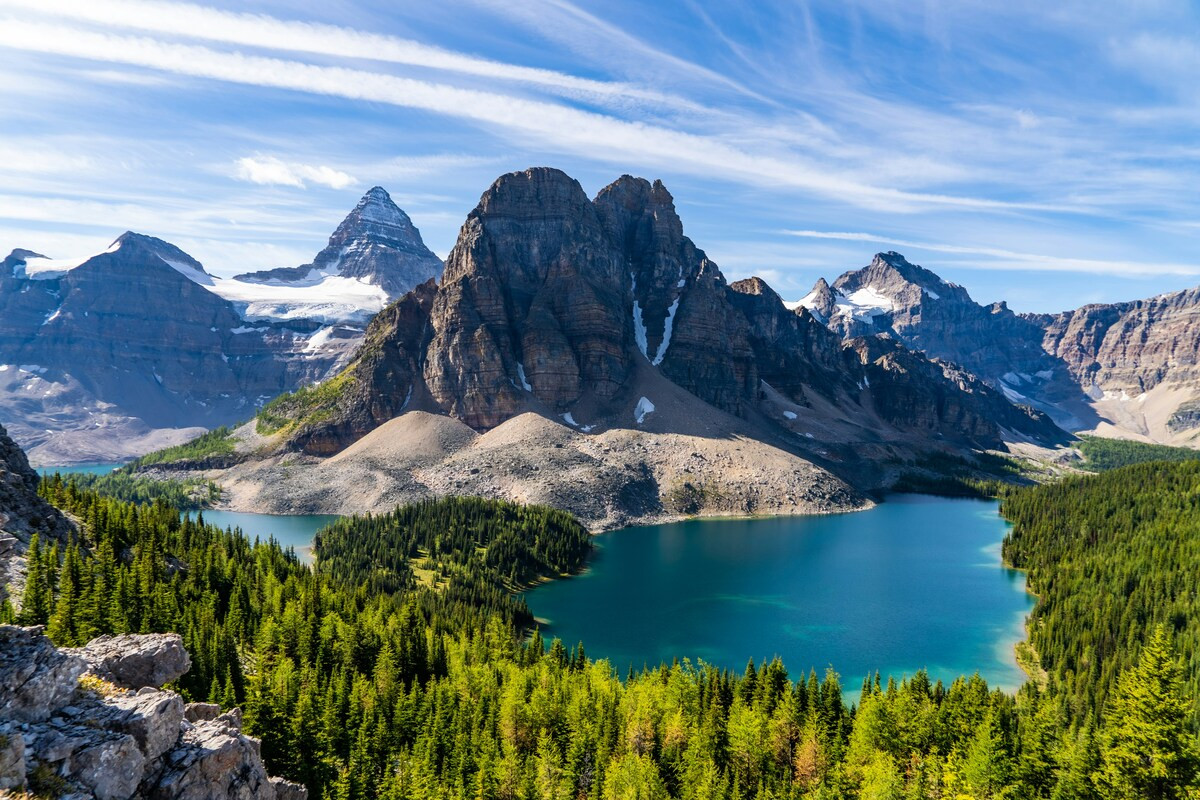 Zomer in de Canadese Rockies.