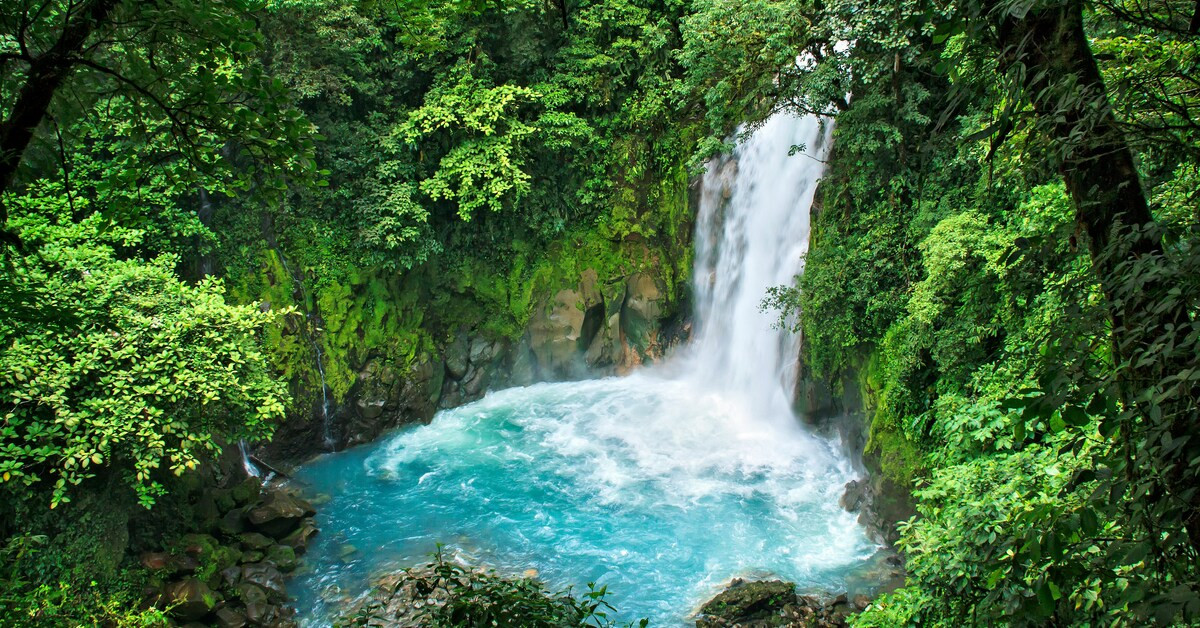 Beste reistijd Costa Rica: waterval