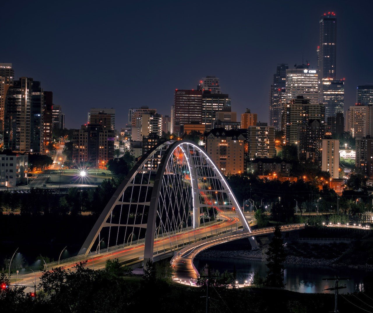 Walterdale Bridge in Edmonton