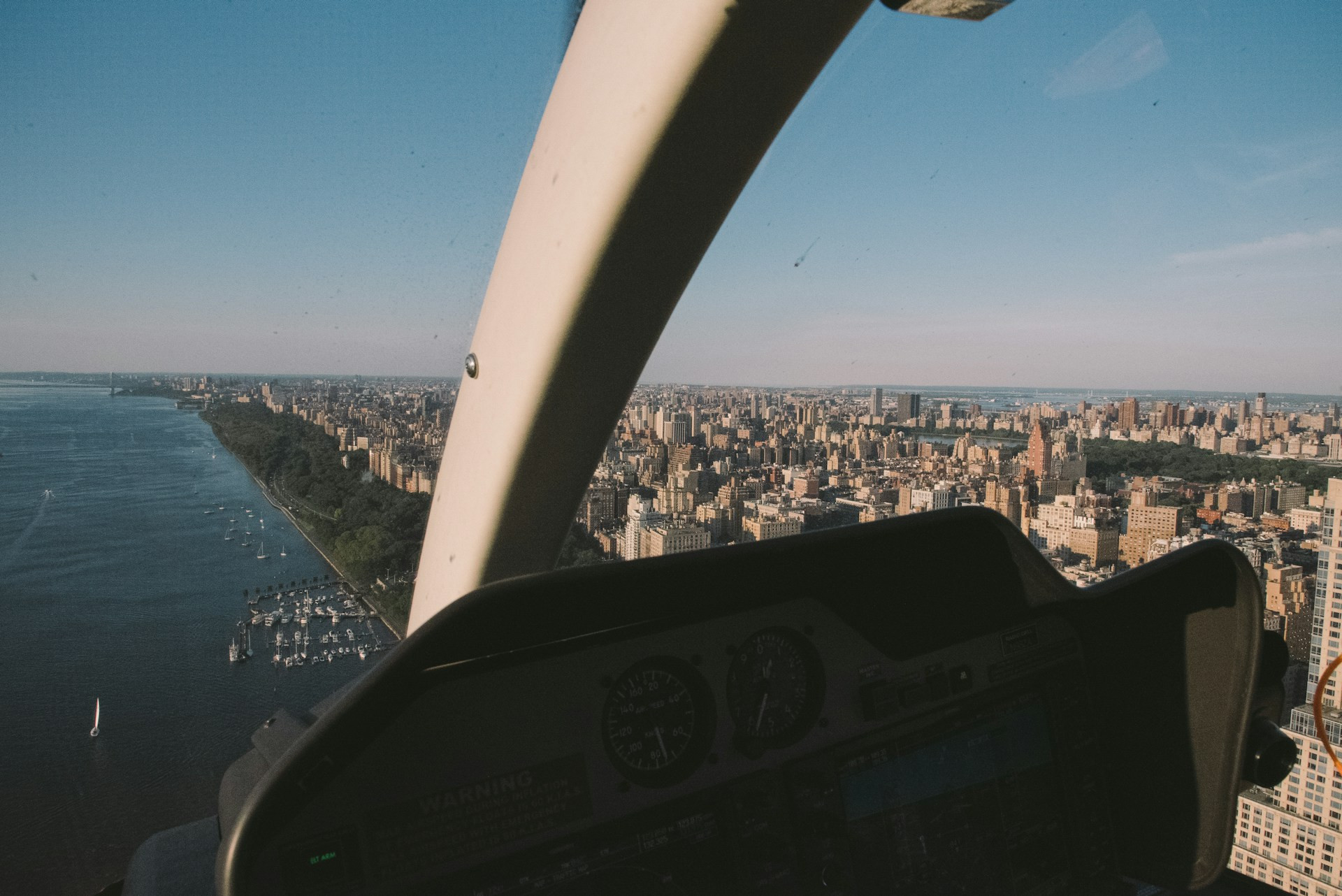 Helikoptervlucht over New York