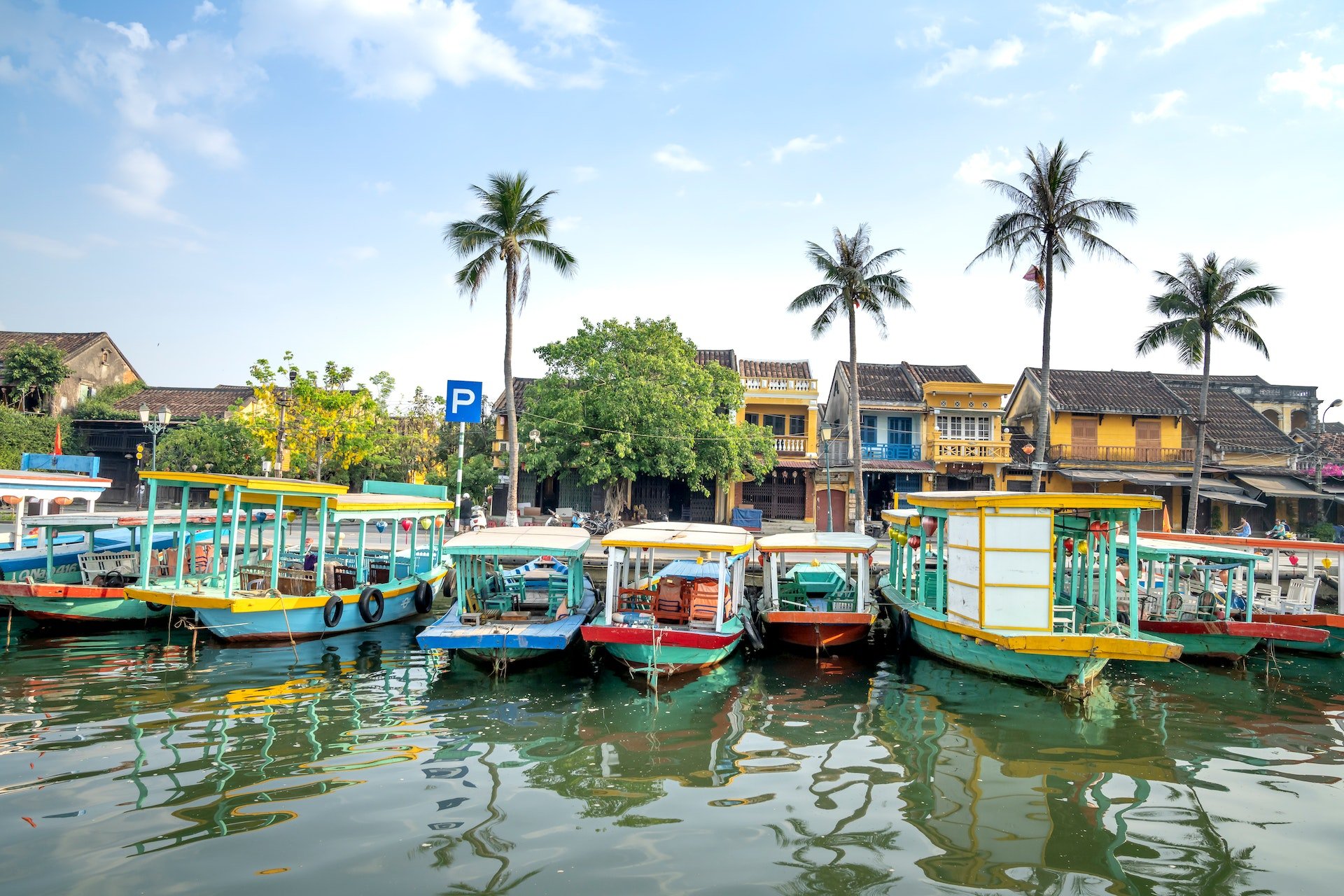 Haventje in Vietnam