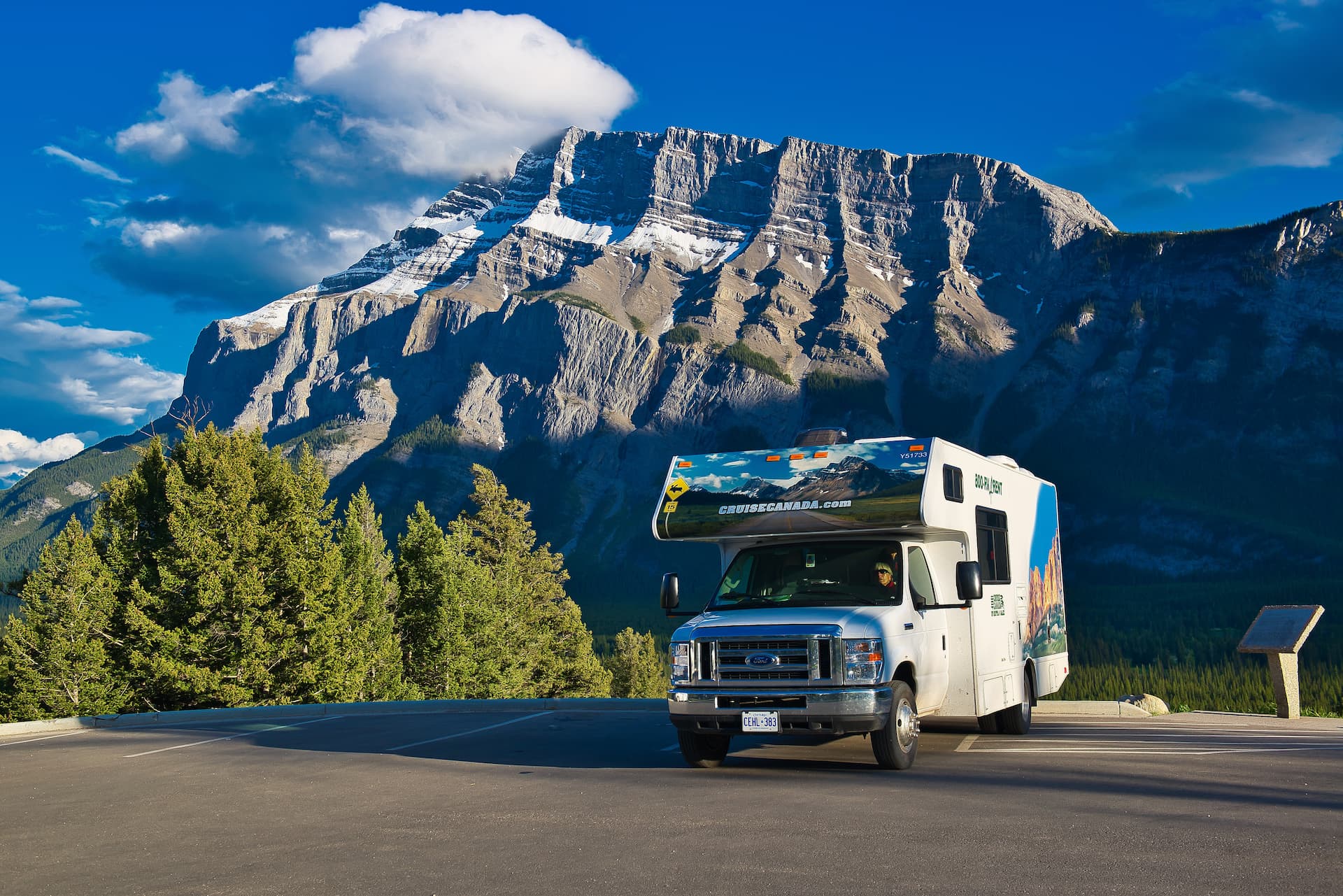 Camperreis canada, Banff national park