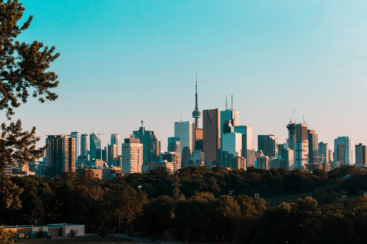 Skyline van Toronto in Canada