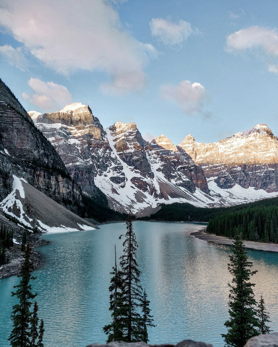 Lake Moraine, West-Canada