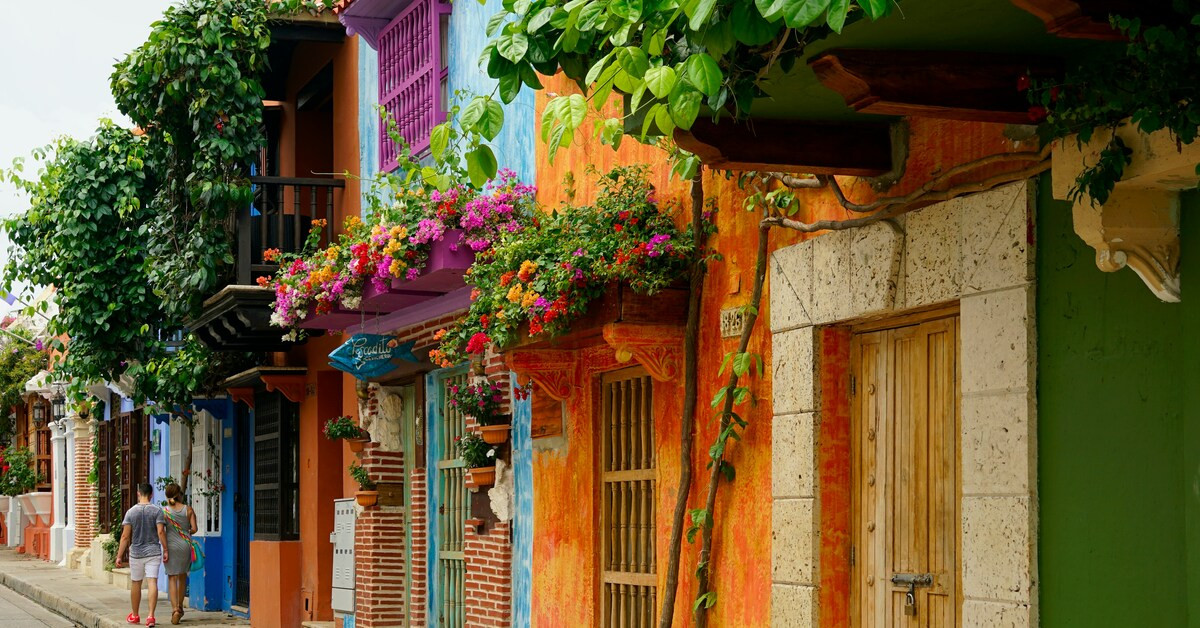 Rondreis Colombia - typische wijk