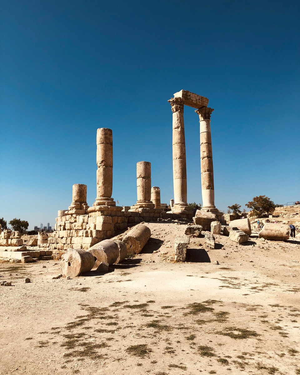Ruïnes in Amman, Jordanië