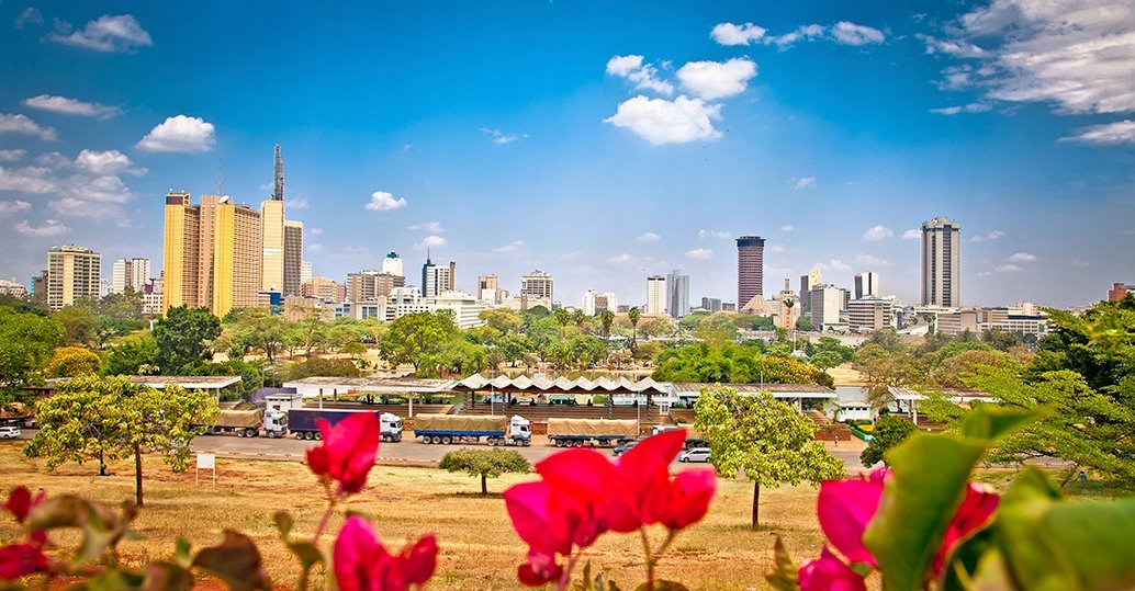 Nairobi skyline Kenia