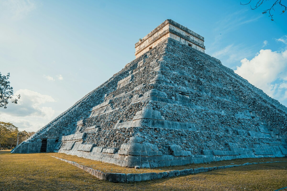 Maya piramide, Mexico