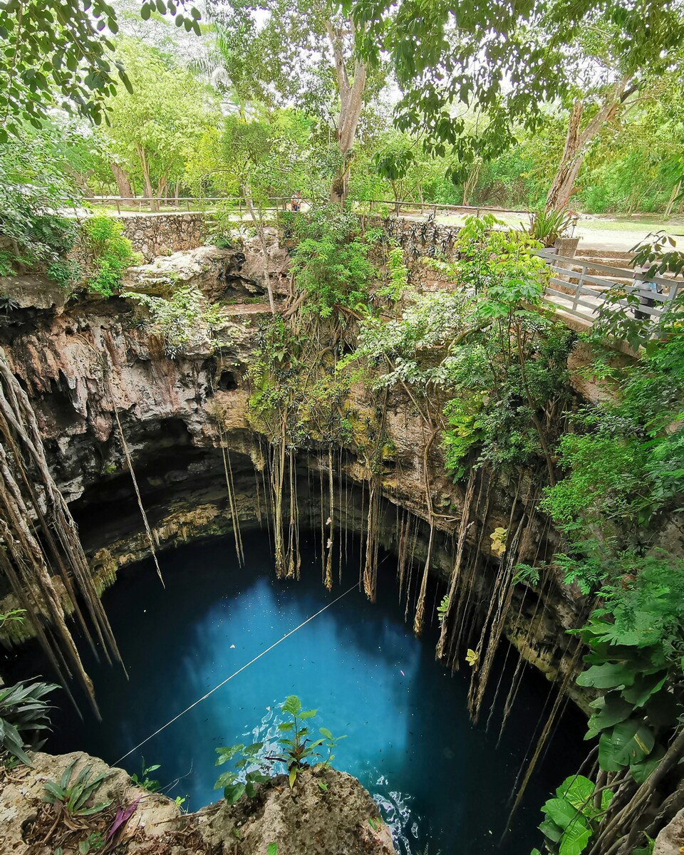 Cenote in Yucatan, Mexico