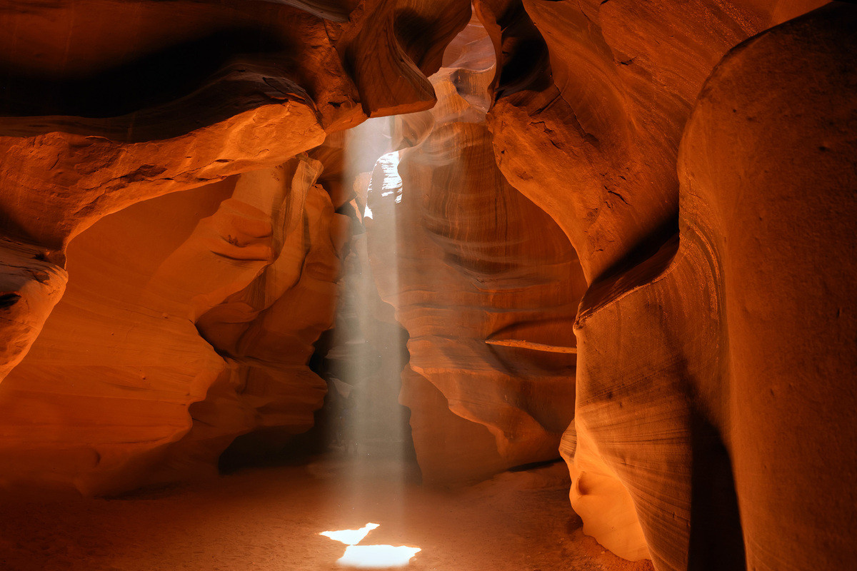 Antelope Canyon lichtinval