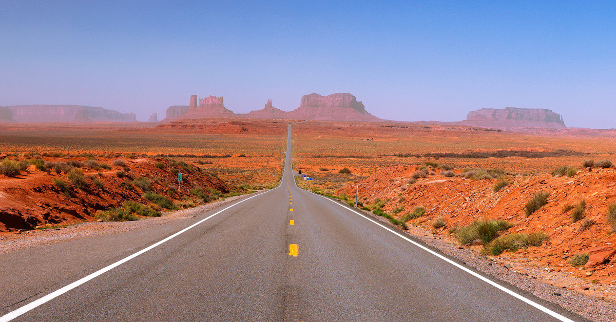 Camperreis West-Amerika - Monument Valley weg