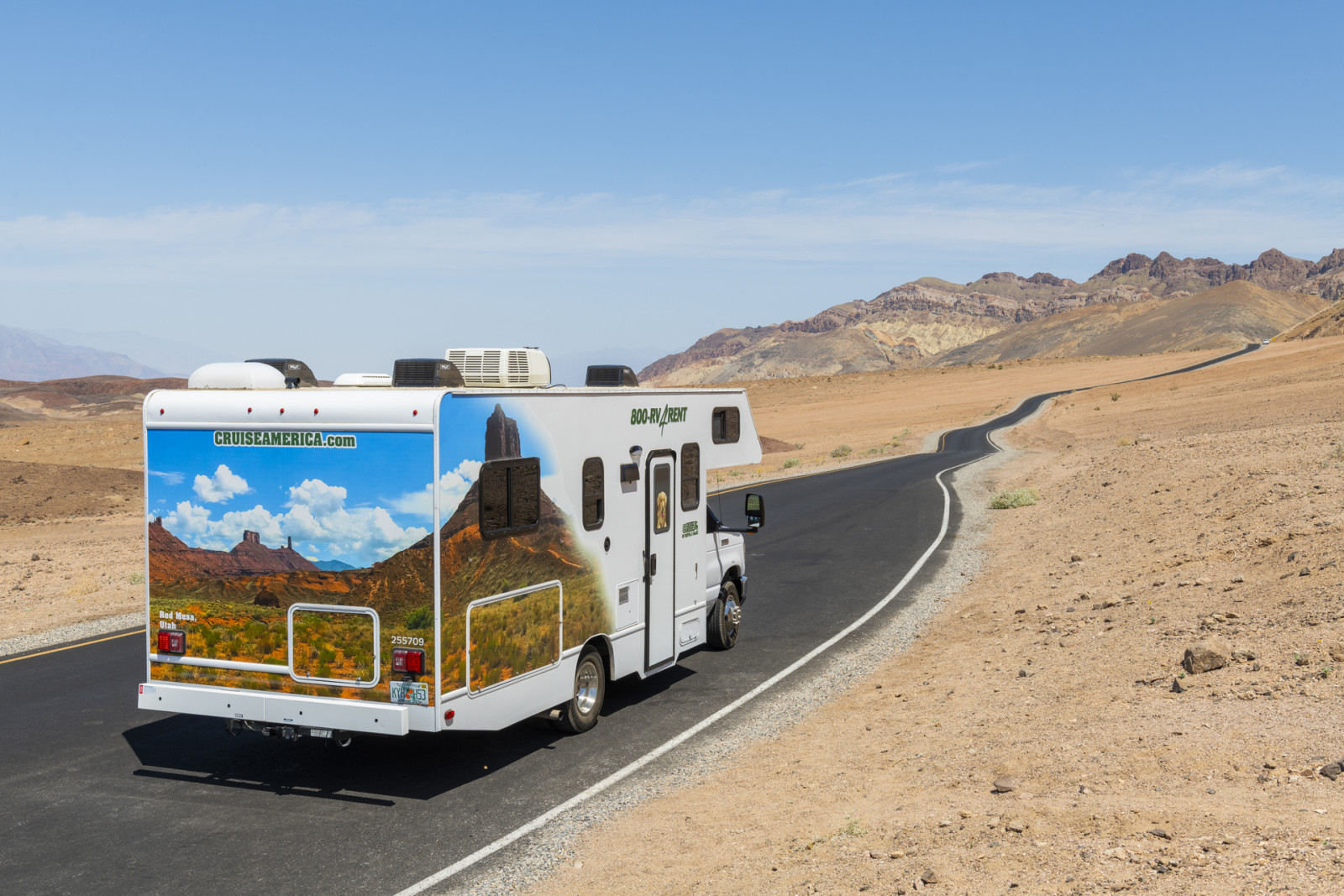 Camperreis door Death Valley in Amerika met Cruise America camper
