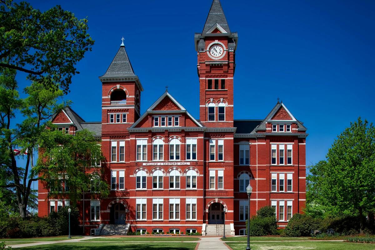 Universiteitsgebouw in Alabama