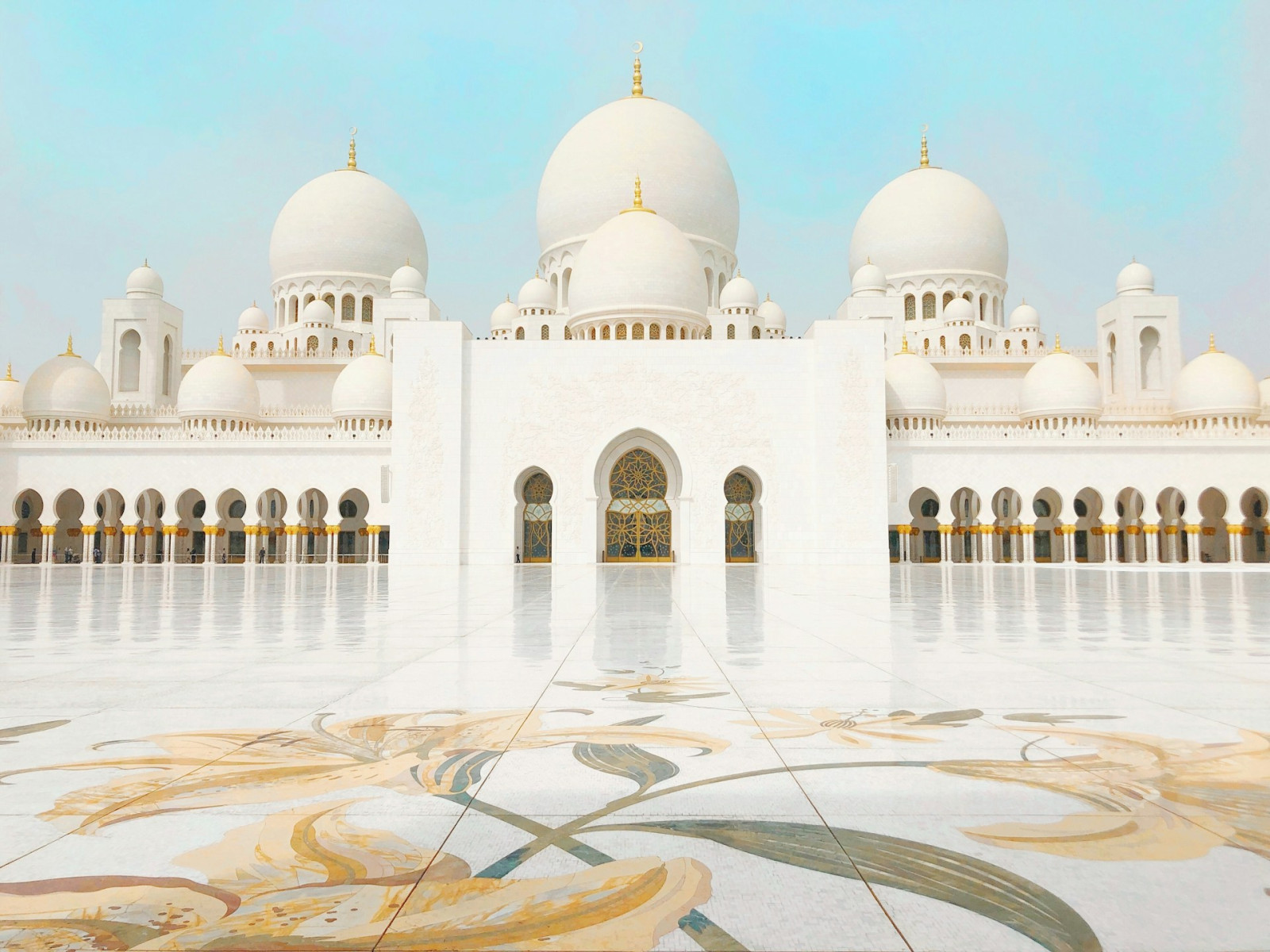 Sheikh Zayed moskee in Abu Dhabi