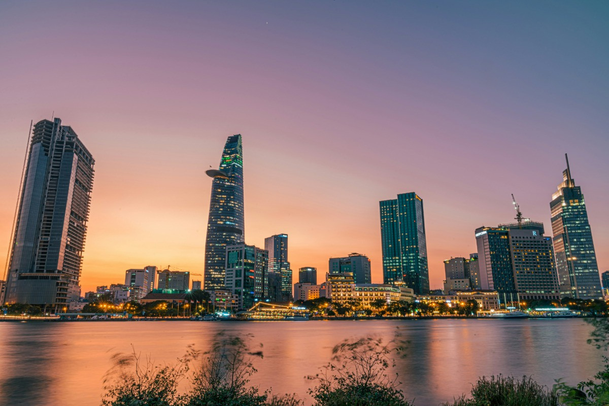 Sky line Ho Chi Minh City