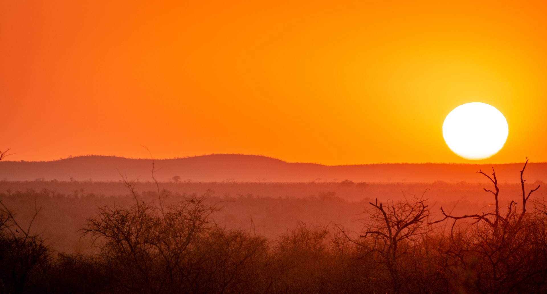 Zuid-Afrika zonsondergang