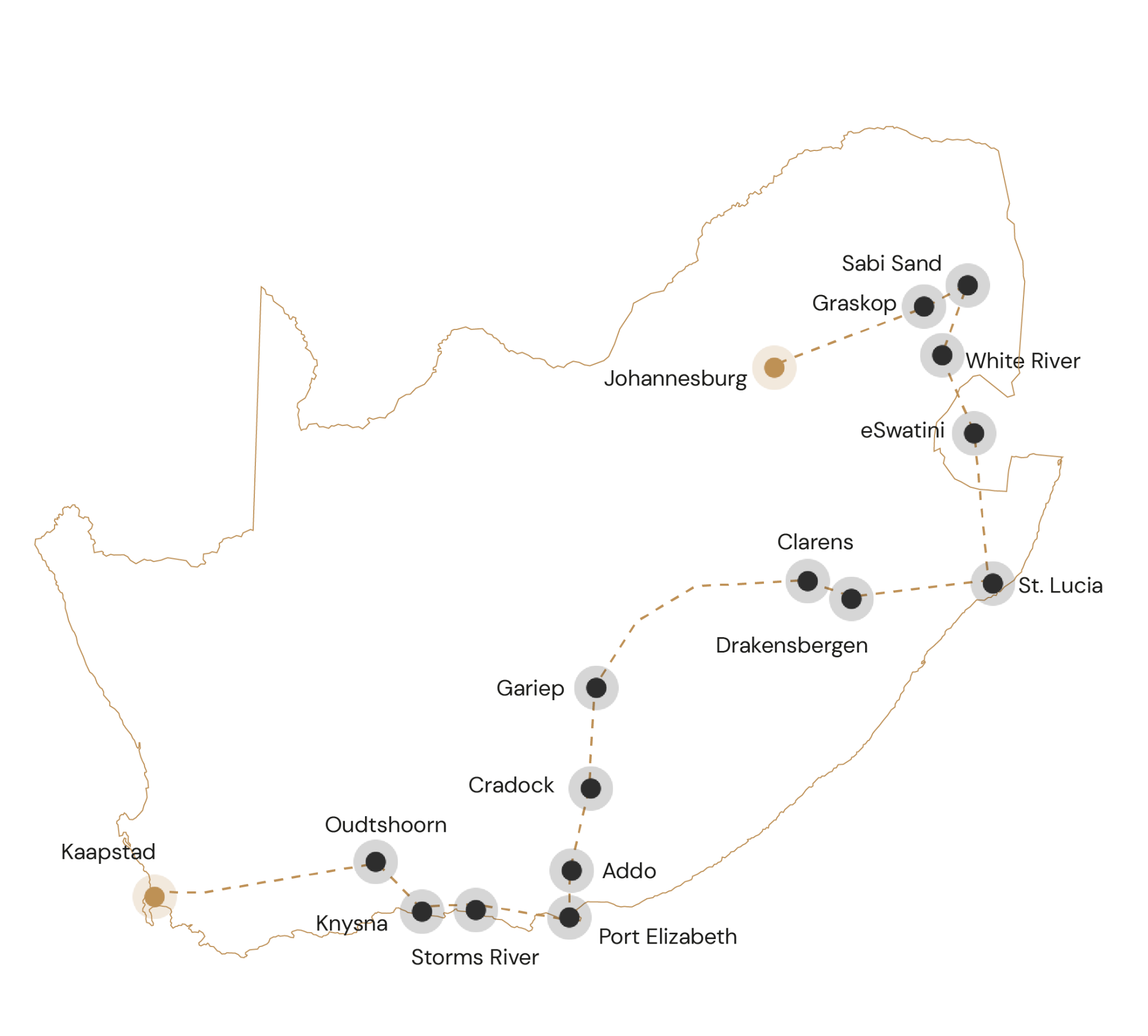Route Compleet Zuid-Afrika