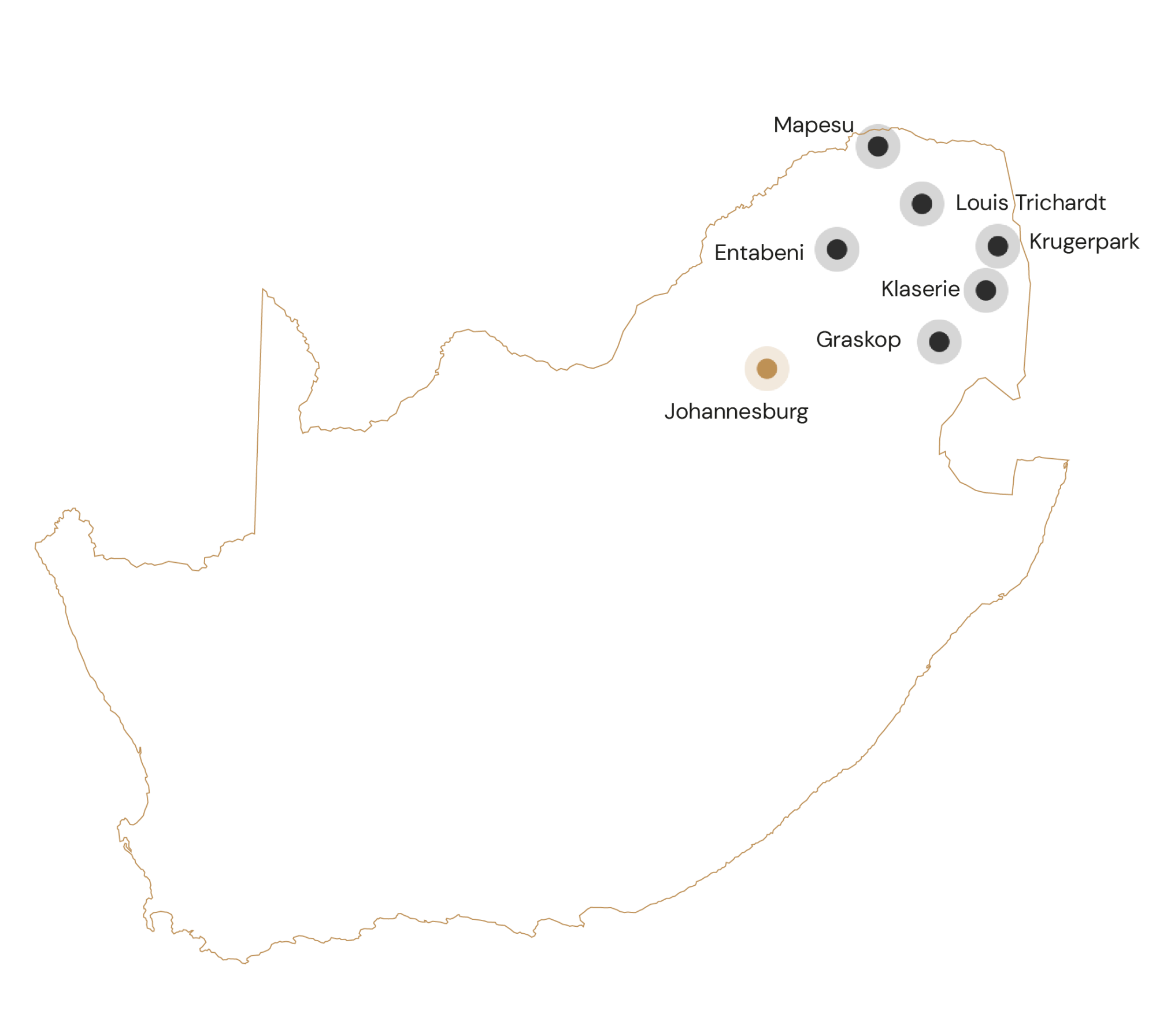 Route Wildparken in Zuid-Afrika