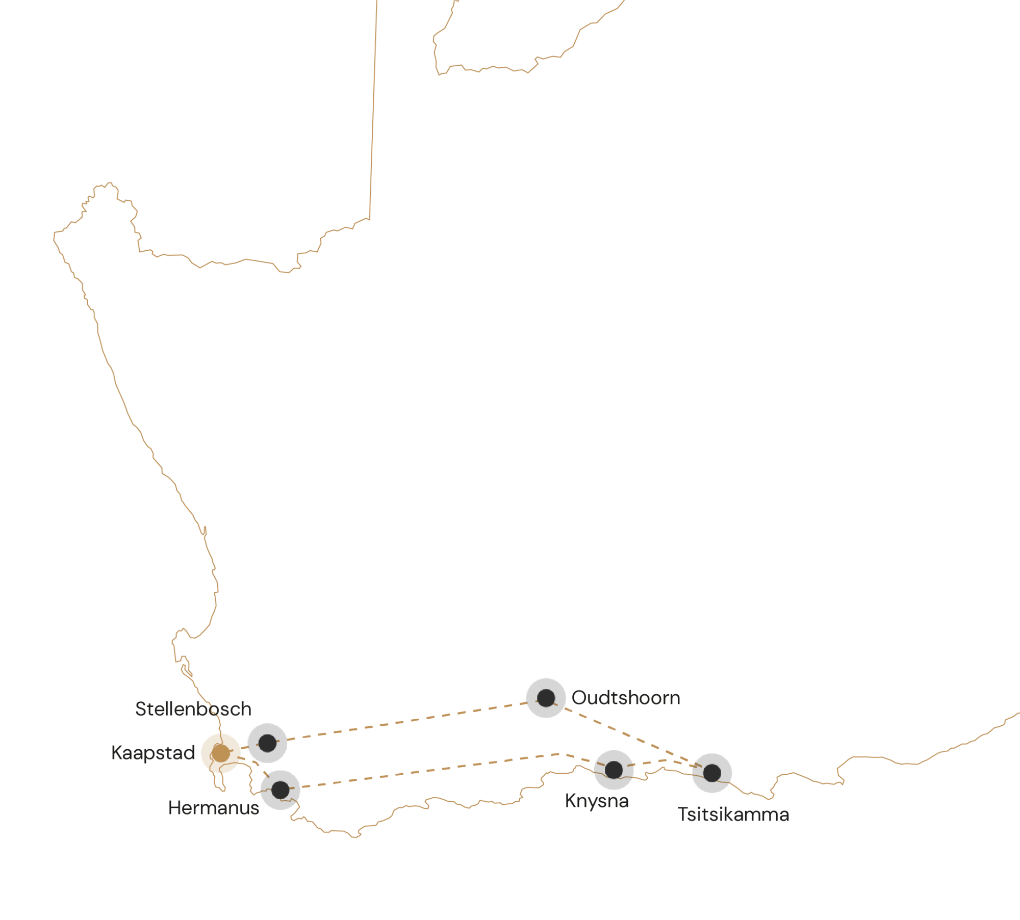Route Kaapstad en de Westkaap