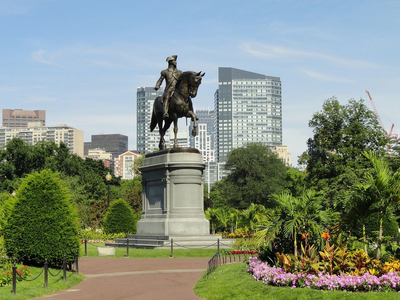 Standbeeld in Boston