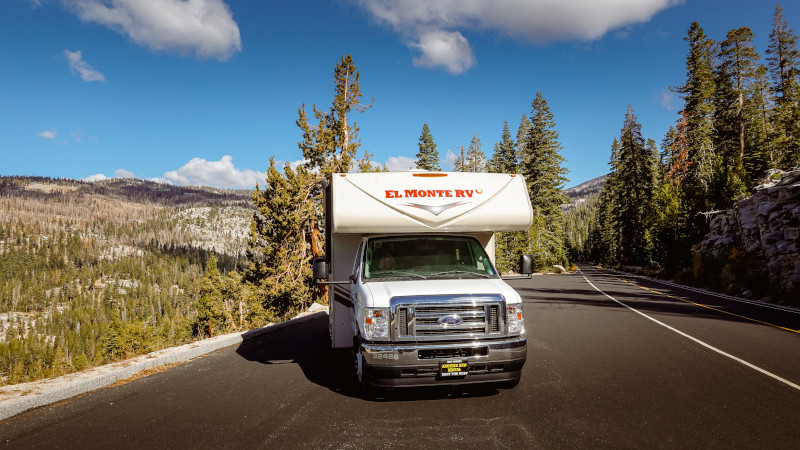 Amerika USA camper El Monte