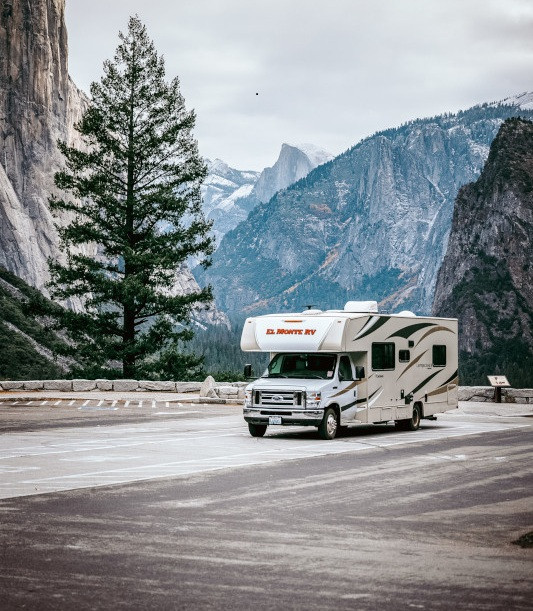 Amerika USA El Monte camper