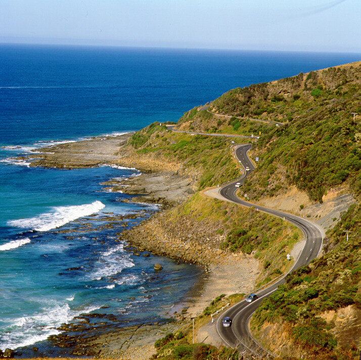 De Great Ocean Road in Australië