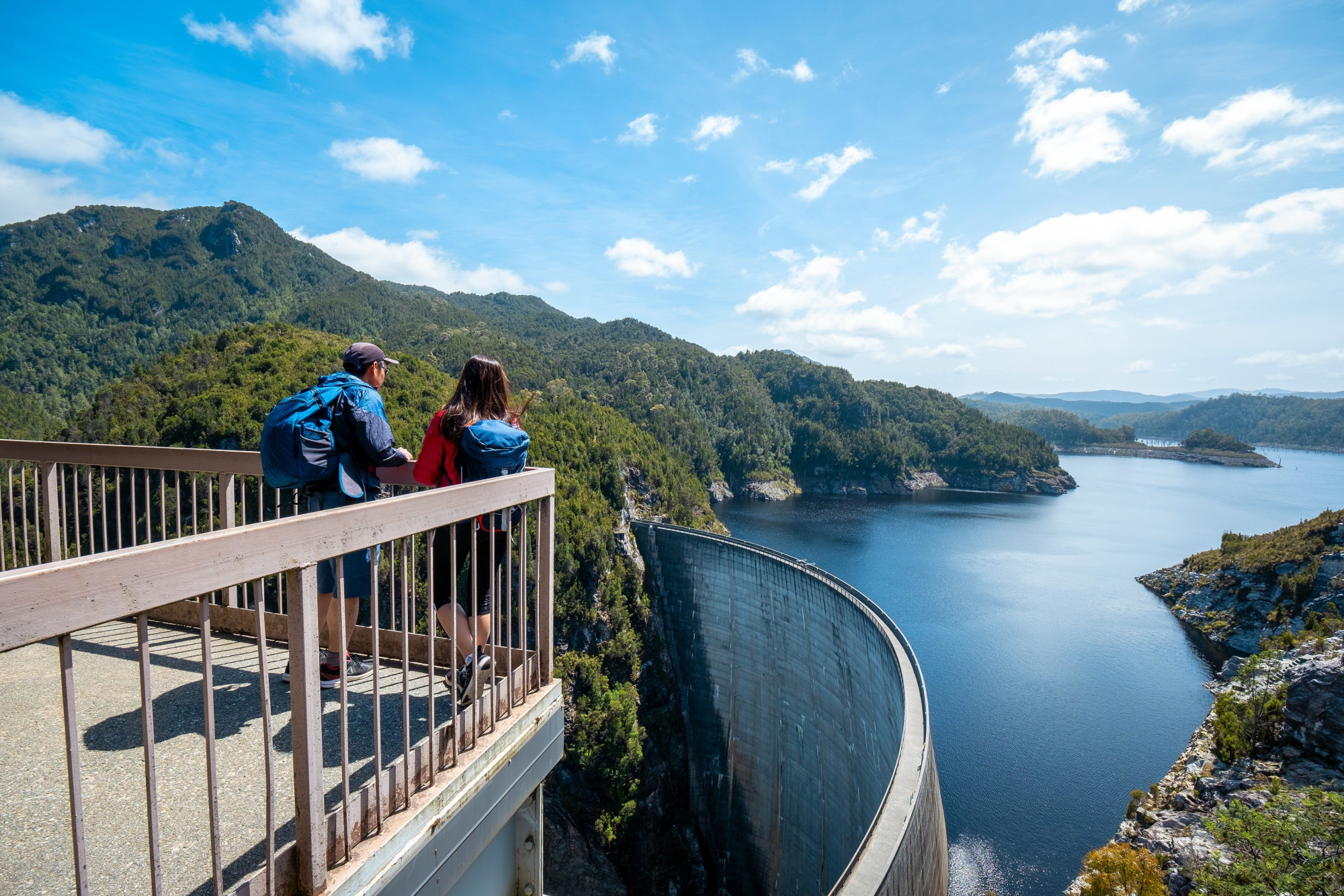 Australië Tasmanië Gordon Dam