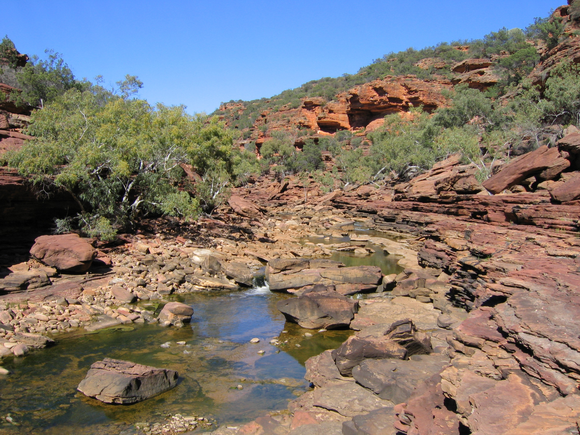 Australië Kalbarri National Park rotsen