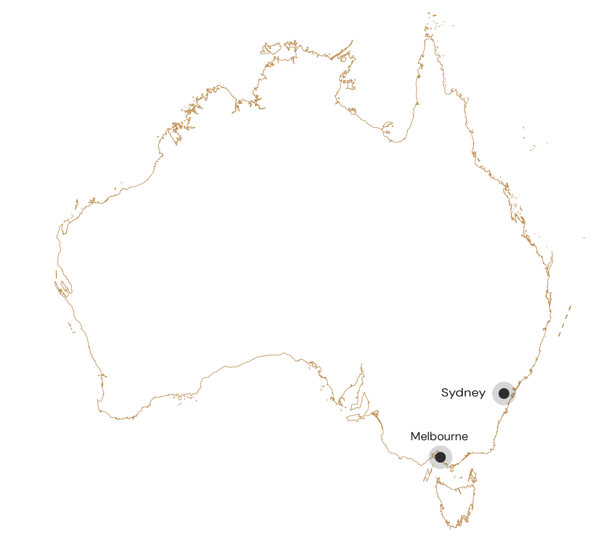 Route Camperreis van Sydney naar Melbourne