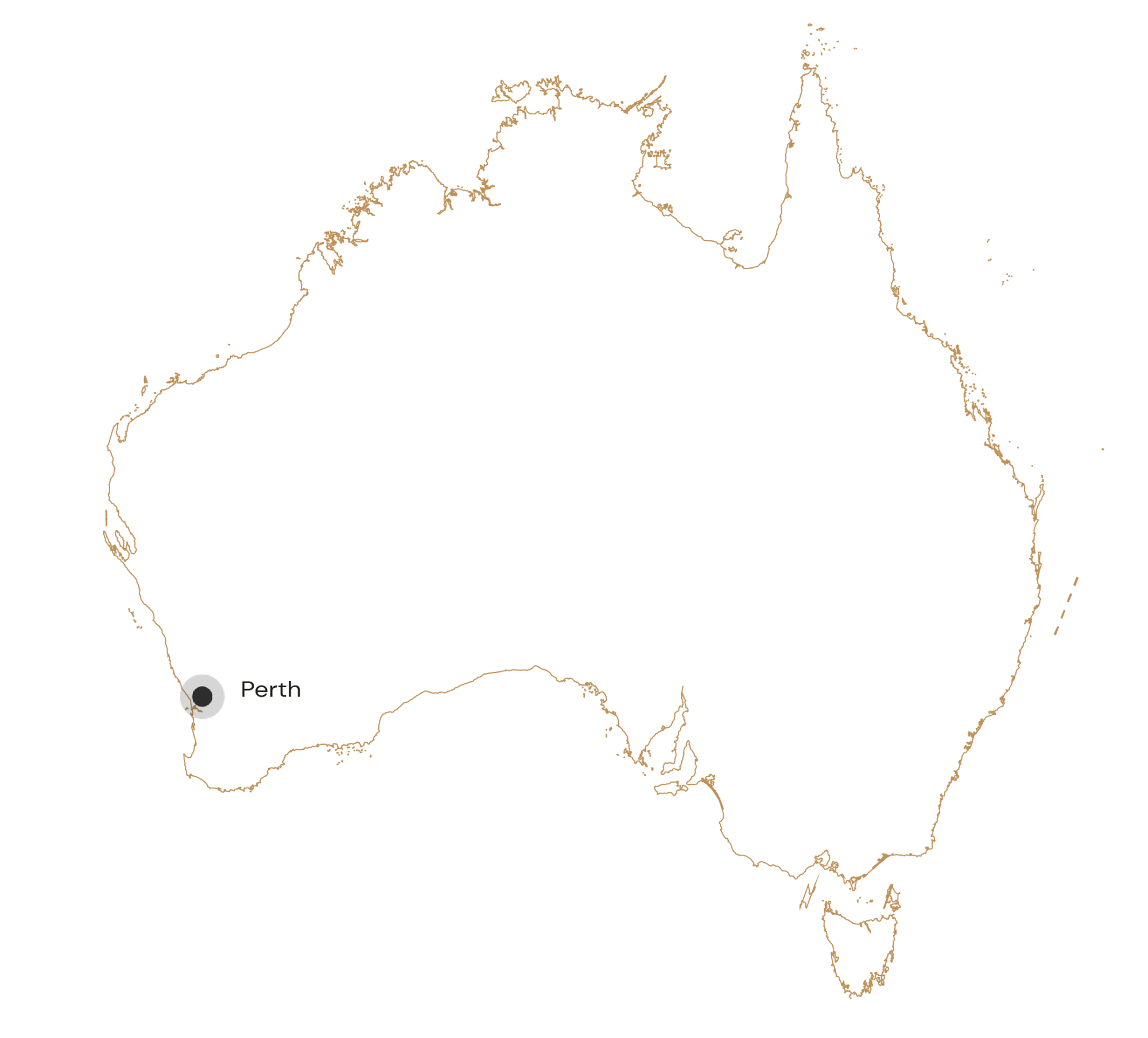 Route vanuit Perth
