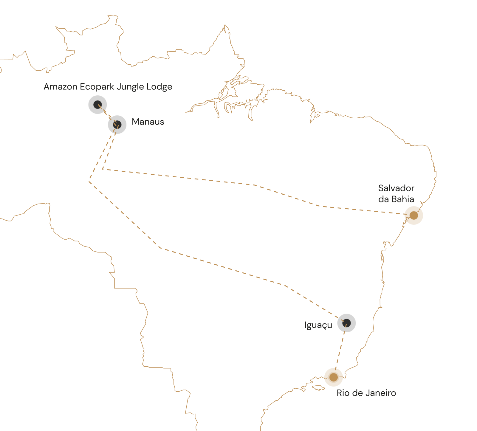 Brazilië kaart
