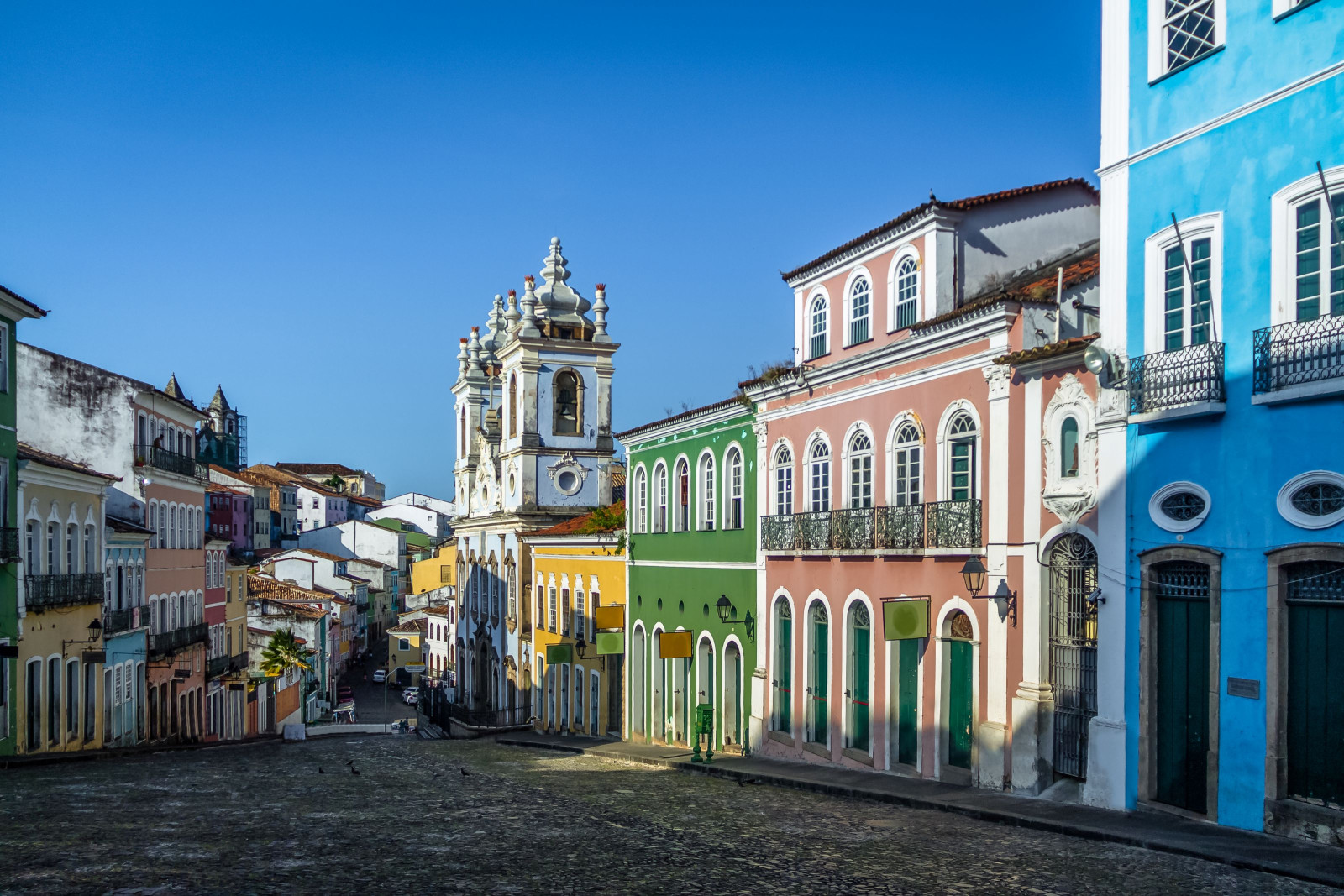Brazilië Salvador da Bahia wijk Pelourinho