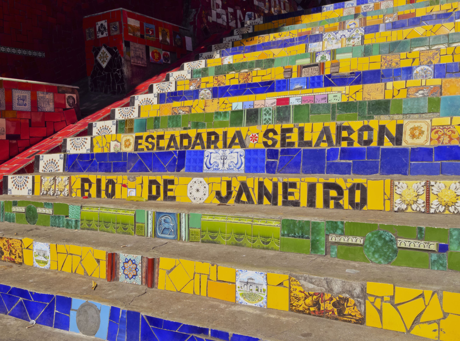 Brazilië Rio de Janeiro Selaron trap