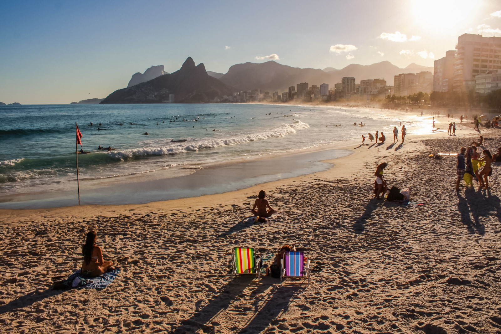 Brazilië Rio de Janeiro Ipanema beach