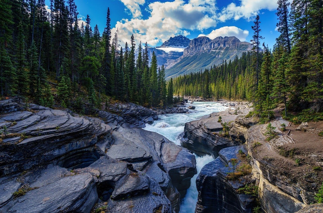 Banff Mistaya Rivier Canada