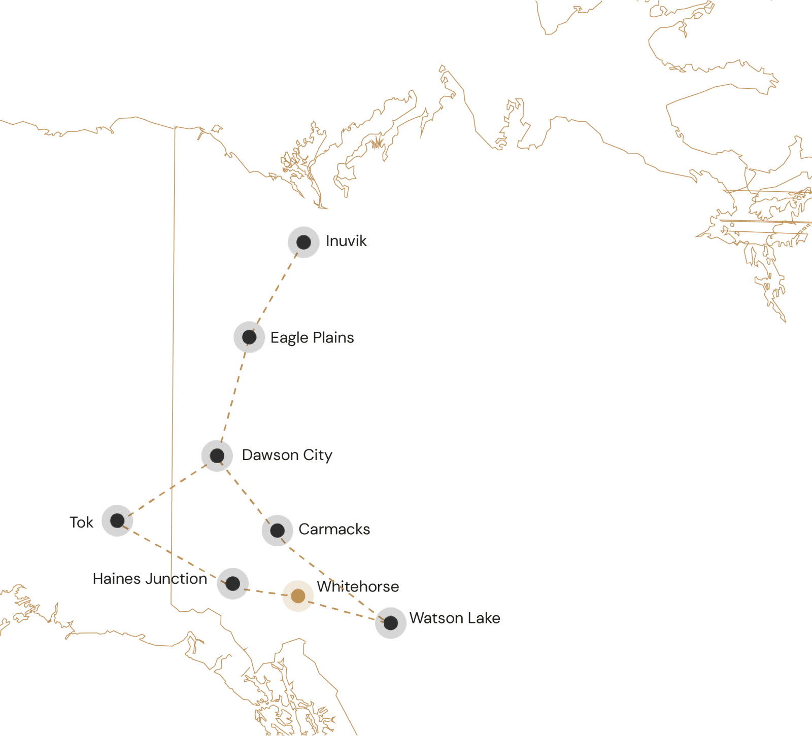 Kaartje Autoreis Indrukwekkend Yukon