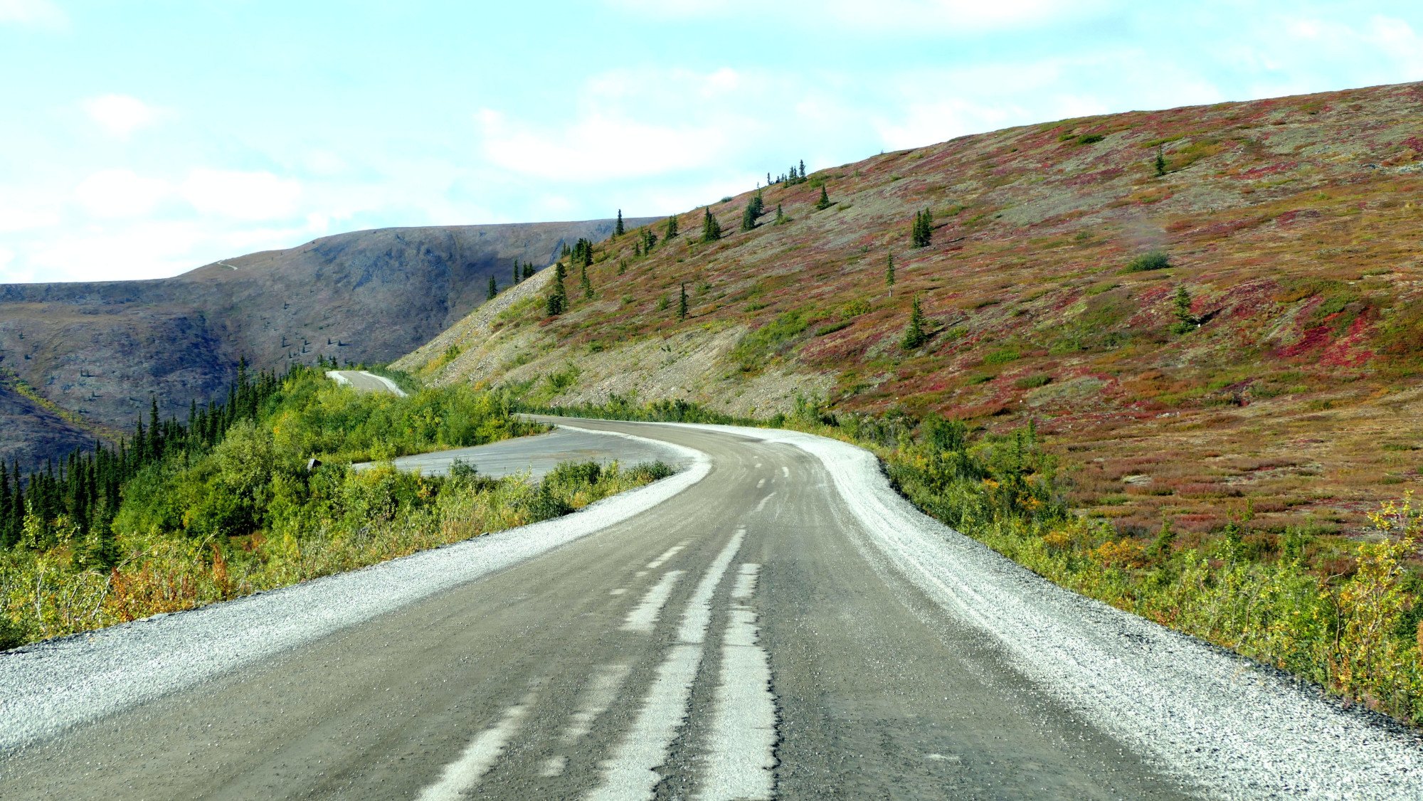 Top of the world Highway - Yukon - Canada