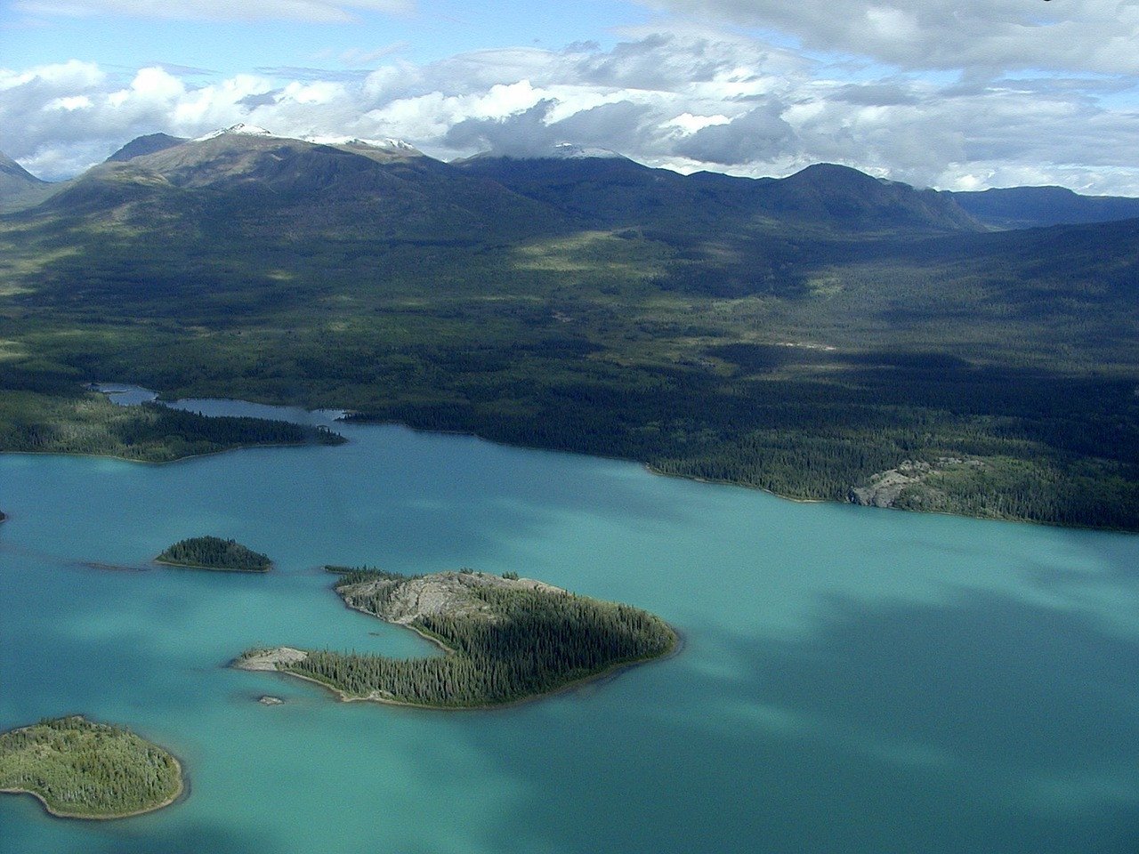 Yukon, merengebied, Canada, Meren