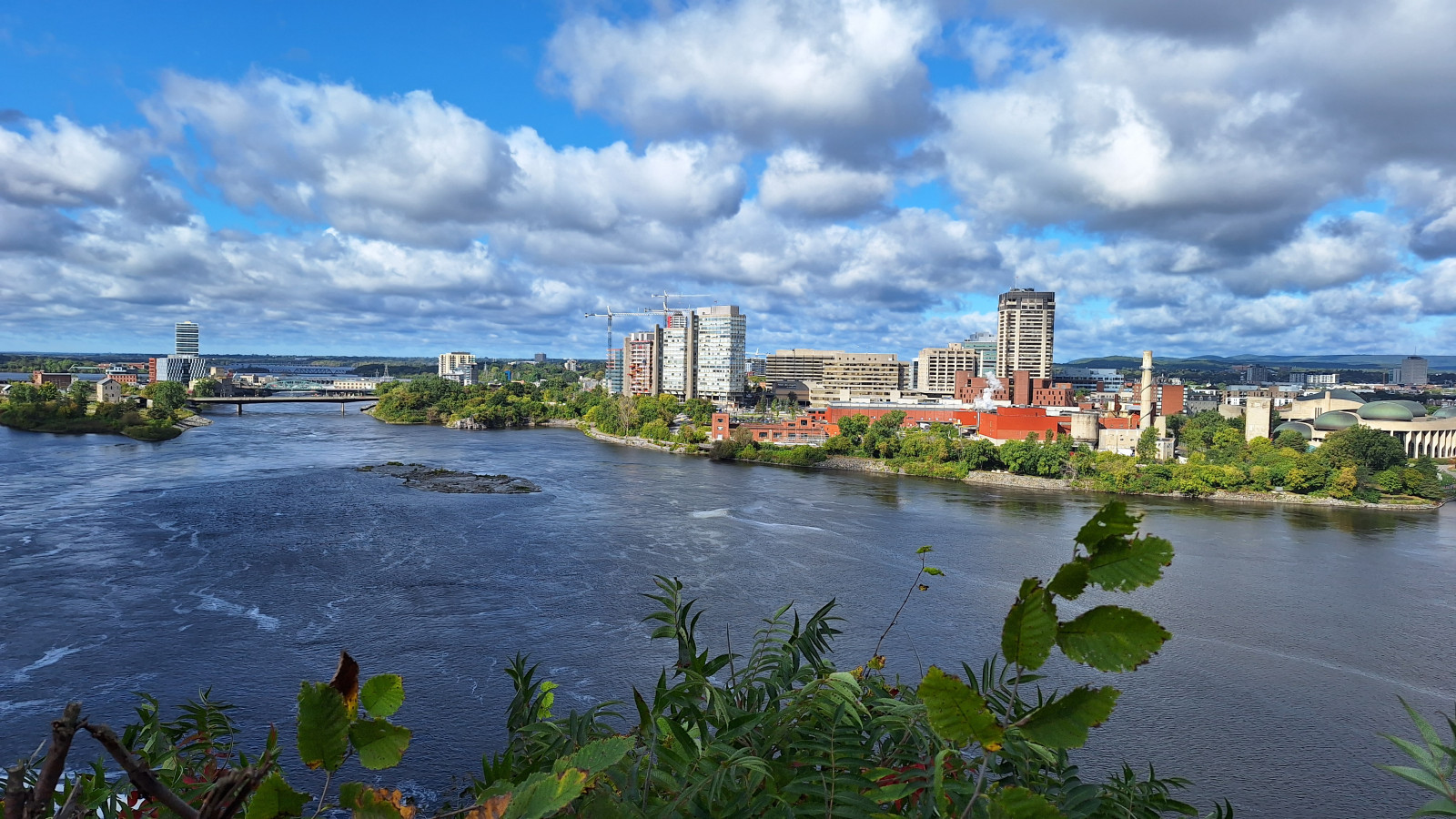 Canada Ontario Montreal uitzicht St. Lawrence rivier