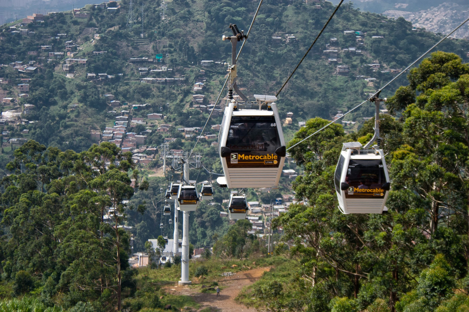 Colombia Medellín kabelbaan