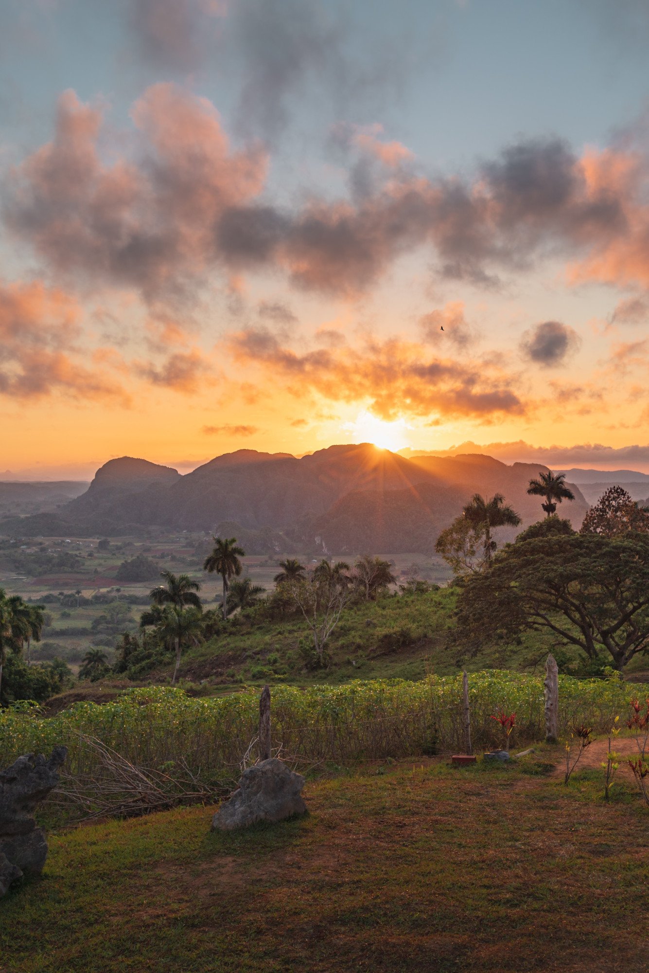 Cuba natuur zonsondergang zonsopgang bergen uitzicht