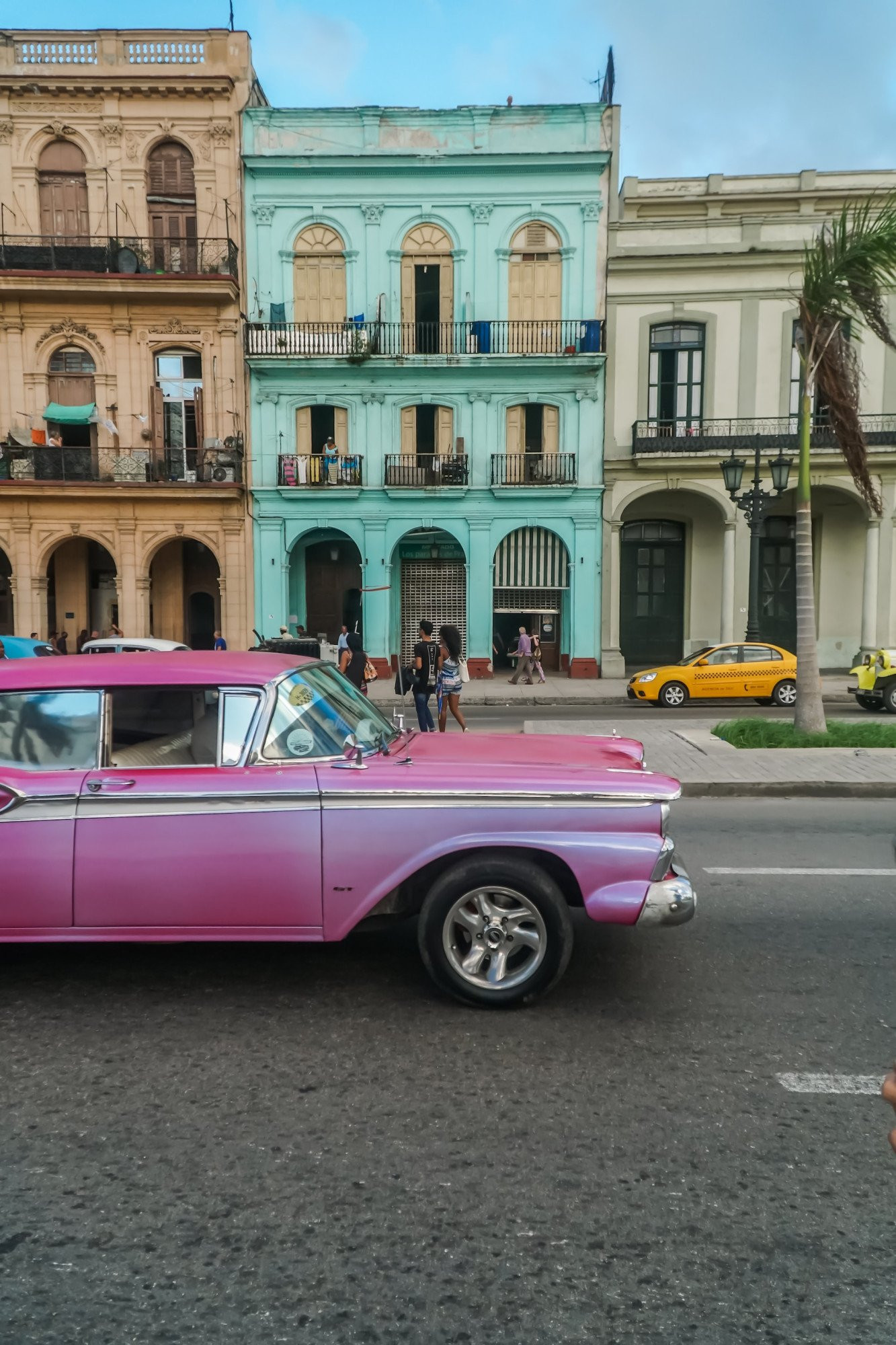Havana auto straat kleur