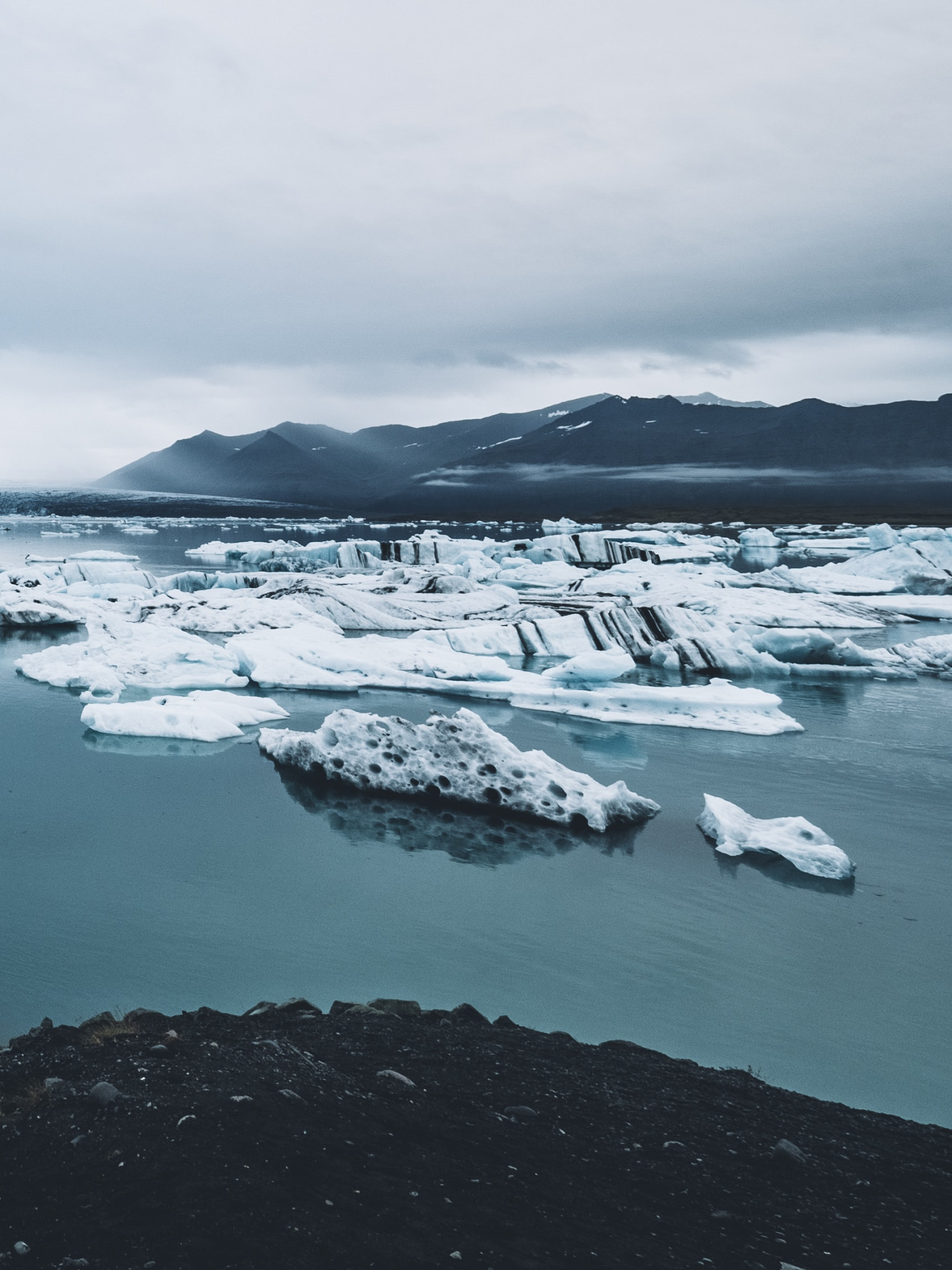 IJsland sneeuw gletsjers
