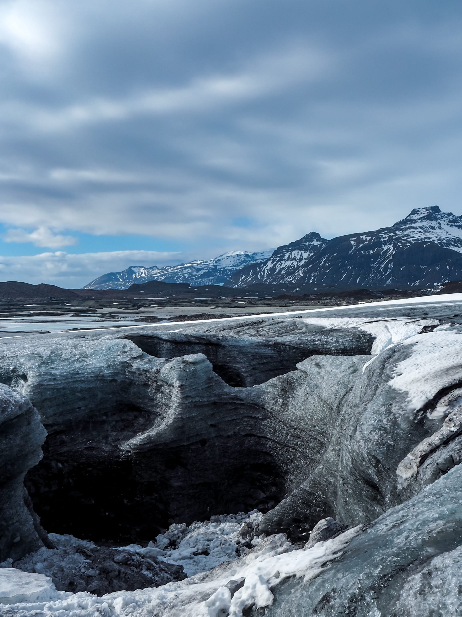 IJsland Vatnajokull winter gebergte