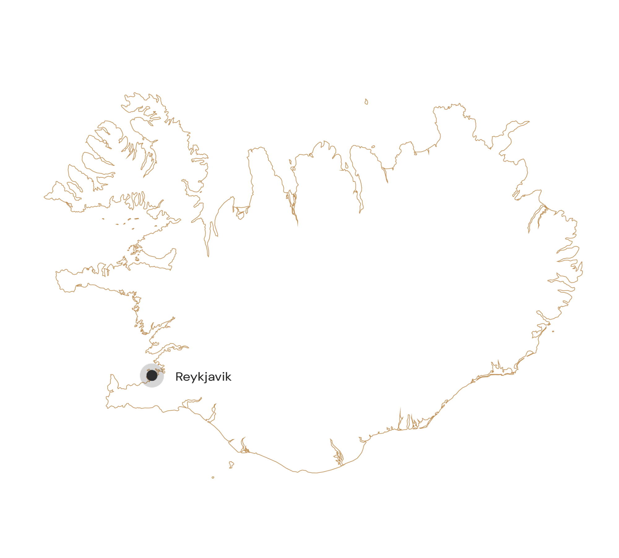 kaart stedenreis klassiek reykjavik